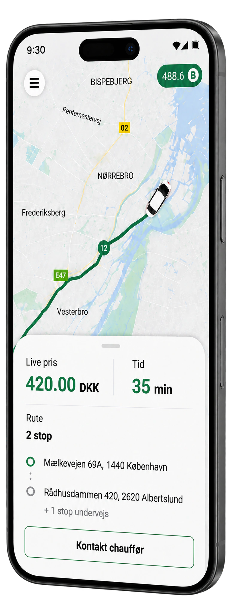 Teleporter-appen: følg chaufføren og kontakt ham under flytningen